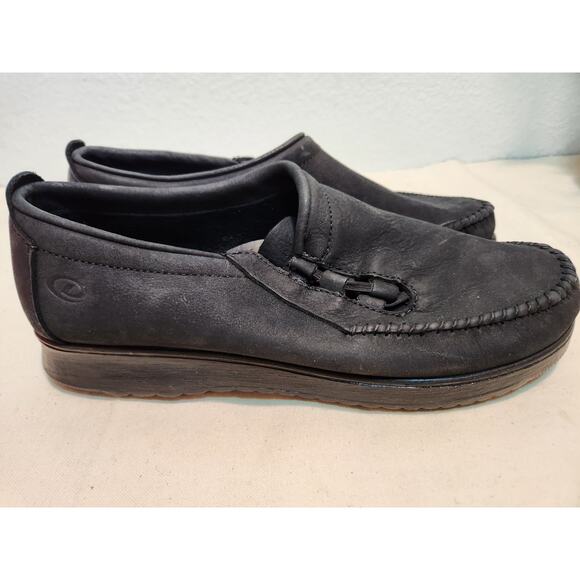 Dexter Walkmocs Harmony Black Leather Shoes Men’s 9M NWOB Made in USA Casual - Picture 1 of 12